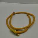 Roastove 72" Flexible Yellow Coated Gas Line Connector Kit for Stove, Dryer, Gas Water Heater, Furnace,5/8 in.OD(1/2 in. IDFlexible Gas Line with Connector 1/2" FIP &1/2"MIP & 3/4"MIP Fitting