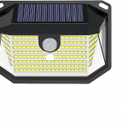 Solar Lights Outdoor 178 LED Lights with Light Reflector and 3 Lighting Modes, Motion Sensor Wall Light, IP65 Water Resistant, Solar Powered for Garden Courtyard