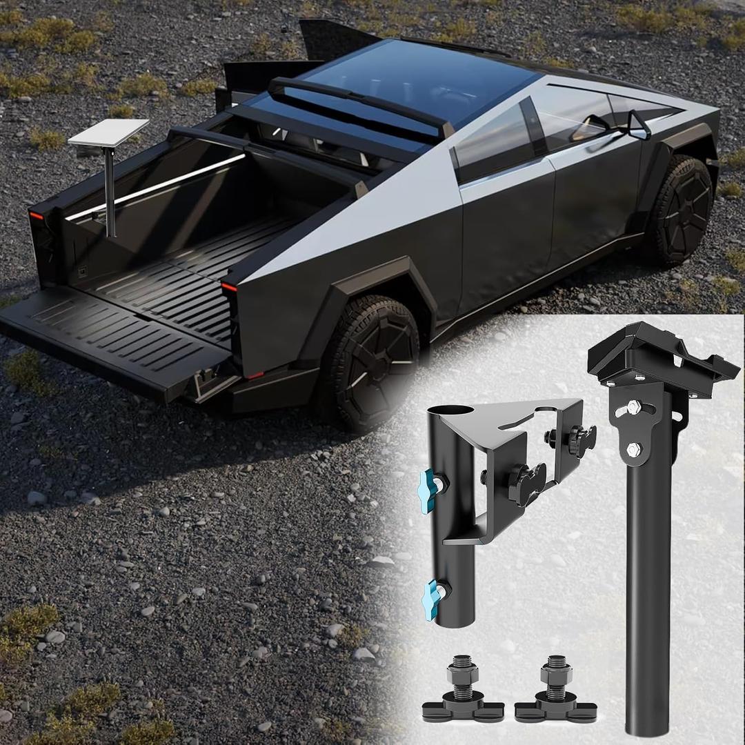 Starlink Mini L Track Mount for Cybertruck, Lymorexan Starlink Mini Car Roof Mount, Starlink Mini Accessories