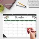 Desk Calendar 2026, Large Desk Calendar 12x17, 18 Months Desktop Calendar from JAN 2026 - JUN 2027, Floral Monthly Wall Calendars for Office School Home, Watercolor Flower