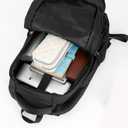 Della Gao Pencil Case Large Capacity Pencil Pouch Soft Quilted Pen Bag Office Stationery Organizer Sturdy Pencil Bag for Men Women - Beige