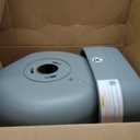 Automatic Cat Litter Box Self Cleaning - APP Control and Weight Monitoring - Ultra-Quiet, Suitable for Medium Cats and Kittens, Safe Anti-Pinch Litter Box (Assembly Required) - Light Grey