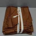 MooMee Duvet Cover Set 100% Extra Long Staple Cotton 600 Thread Count Silky Sateen Smooth Luxury Soft Breathable Durable Hotel Quality Bedding, 3 Pieces (Dark Orange, King 104"x90")