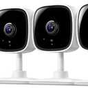 Tapo by TP-Link 1080P Indoor Security Camera for Baby Monitor, Pet Camera w/Motion Detection, 2-Way Audio Siren, Night Vision, Cloud & SD Card Storage, Works w/Alexa & Google Home, C100(4-Pack)