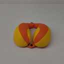 INFANZIA Kids Chin Supporting Travel Neck Pillow, Helps Support Head and Neck, Comfortably Designed for Head, Neck, and Chin Support - Gifts for Toddler/Child/Kids, Orange
