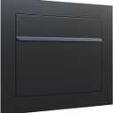 SORA - Modern Built-in Black Mailbox