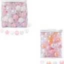 TRENDPLAY Star Balls for Ball Pits 200 Count Plastic Balls for Baby Ball Pit, for Boys Girls Toddlers Play Tent