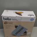 bella Flip-n-Store Waffle Maker with EverGood Ceramic Nonstick Coating, Fits-anywhere Kitchenware, Power Indicator Light, Cool Touch Handle & Cord Wrap, 7 Wide & 1" Deep Plates, 1000 Watt, Oatmilk