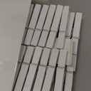 100 Pack Clothes Pins Wooden, White Clothespins Wood, Clothing Pins Clips for Craft Art Clothes Pictures, 2.9 Inch
