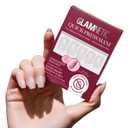 Glamnetic Quick Press Mani - No Glue Press On Nails, Just Peel and Stick, Square Extra Short Nails, Mess Free, Salon Quality Stick On Nails, Daydream Veil | in 15 Sizes - 30 Nail Kit | Gift For Mom