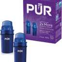 PUR Water Pitcher & Dispenser Replacement Filter 2-Pack, Genuine PUR Filter, 2-in-1 Powerful Filtration and Faster Filtration, 4-Month Value, Blue (PPF900Z2)