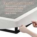 SHOANED 7 Inch Queen Box Spring - Metal Frame Mattress Foundation Memory Foam Basics Bed Base Heavy Duty Box Springs No Noise, 3000lbs Max Weight Capacity