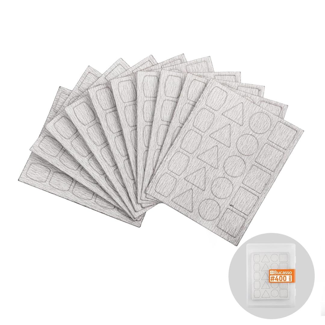 Sanderpaper for Pen Sander PLH-1000, PLH-2000, 400 Grits 10pcs with Each 20 Pads