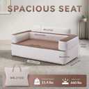 Inflatable Couch for Camping with Built in Pump,Floor Mat&Padded Seat, Full