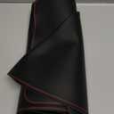 ZORESYN L Shaped Desk Mat 39.4"(L) x 39.4"(S) x 13"(W), Computer Corner Desk Pad, Large Waterproof PU Leather Mouse pad for Corner Desk, Writing Desk Pad Protector - Black