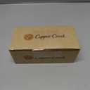 Copper Creek Privacy Interior Door Knob  ANSI Grade-3 Certified, Modern Heavy Duty Handle, Easy Install and Reversible for Bedroom, Bathroom & Closets  Satin Stainless (1 Pack)