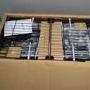 Ulif E12 Clothes RackHeavy Duty Freestanding Garment Rack with ShelvesMetal Clothing Closet Storage System for Hanging Clothes71" W x 16" D x 76.5" H, Hold 960 lbsBlack