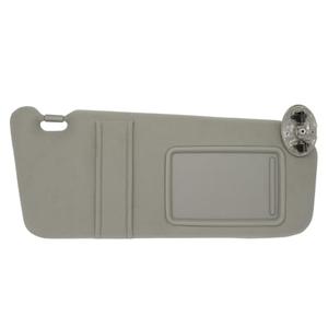 Passenger Right Side Sun Visor Without Light Compatible with Toyota Camry 2007 2008 2009 2010 2011 Replacement Number 74310-06750-B0 Colour Gray