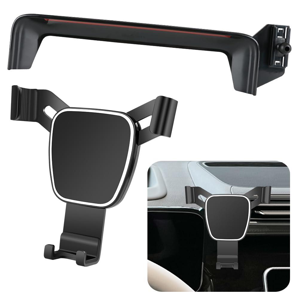 LUNQIN Car Phone Holder for Mercedes Benz S Class 2021 2022 2023 2024 2025 S500 S580 S580e 4MATIC Auto Accessories Navigation Bracket Interior Decoration Mobile Cell Phone Mount Smartphone case