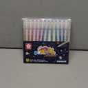SAKURA Gelly Roll Stardust (Made in Japan) [Limited Edition] Gel Ink Pen Set - Bold Sparkling, Glittering & Assorted Colors 12Pens