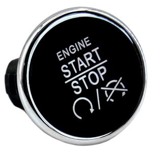 Push to Engine Start Stop Button Switch Compatible with 2008-14 Dodge Challenger Commander Grand Cherokee Replace 1FU931X9AC 33370101