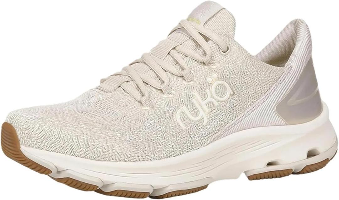 Ryka Women's Devotion X Walking Shoe (9.5 Wide, French Beige)