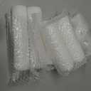Set of 12 Ribbed Pillar Candles Soy Wax Home Decor Modern White Candles with Cotton Wick for Wedding Home Restaurants Spa Church Decoration