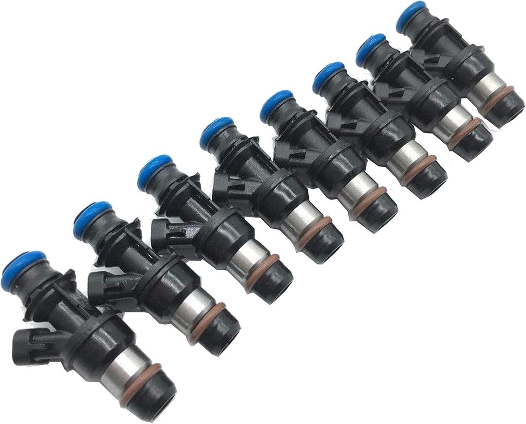 8pcs Fits For Buick Chevy Silverado Suburban 5.3 6.0 V8 Fuel Injector 25317628 17113698 23LB 2Hole