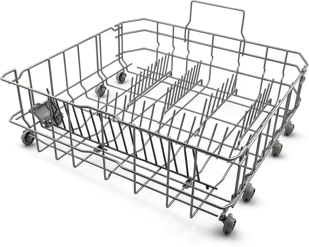 Upgraded 00770545 Dishwasher Lower Dishrack Compatible with Bosch Dishwasher, Thermador, Gaggenau, Kenmore, Replacement 00248823, 20007749, 00680474, 20008236 Dishwasher Lower Rack