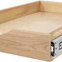 WelFurGeer Pull Out Shelves for Kitchen Cabinets, Pull Out Cabinet Shelf, Pull Out Cabinet Organizer, Slide Out Wood Cabinet Organizer, Wood Rack for Kitchen, Bathroom (32" Wide) (B36 (32''W x21''D))