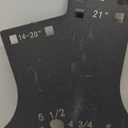 Wheel Fitment Tool and Simulator, Offset Measuring Mockup Tool, Fits 14-22 Inch Rim Diameters and 7-17 Inch Widths, 5-Lug Bolt Pattern