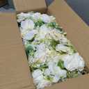 10 Sets Mason Jars Flower Table Centerpiece with White Rose Hydrangea Artificial Flowers Jars for Wedding Engagement Dining Party Kitchen Living Baby Bridal Shower