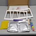 KeaBabies Baby Hand and Footprint Kit - Clay Handprint Keepsake Frame, Newborn Nursery Picture Frame, Personalized New Mom Gifts for Baby First Christmas Shower (Sage) (Duo Frame, 13" x 7.8")