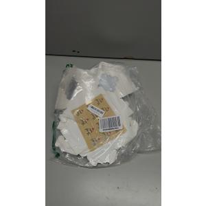 26pcs White Cookie Boxes with Window, 4x4x2.5 Inches Small Bakery Boxes with 36pcs Stickers, for Mini Cake Cookies Treat Dessert Pastry Donuts Macaroon Strawberries Chocolate Cupcakes Candy