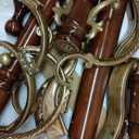 Wooden Coat Racks, Retro 78" Coat Tree with 12 Hooks & Stable Triangular Base, Entryway Coat Rack Freestanding for Hat, Clothes, Scarves, Handbags, Umbrella (Vintage)