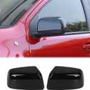 Voodonala for Chevy Colorado 2014-2022 RearView Mirror Cover Side Mirror Cover Compatible with Chevy Colorado 2014+/ GMC CANYON 2014-2022(2Pcs/set,ABS,Black)