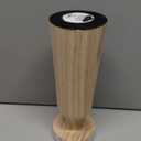 HD Designs Wood Large Candle Holder