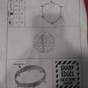 48 inch Fire Pit Ring, 4FT Galvanized Fire Ring, Wood Burning Fire Pits Ring, Outdoor Fireplace Height 18 Inch, Round Camp Fire Ring, Bonfire Pit for Camping, Backyard (4x4x1.5FT)