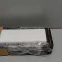 Meangood Floating Shelves Wall Mounted, Wall Shelf with Towel Bar Rustic Wood Wall Storage Shelves for Bedroom,Living Room,Bathroom, Kitchen (Set of 2/Brown)