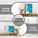 White 17x24 Picture Frame Lightweight yet Durable Frame Wall Hanging