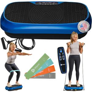 Lifepro Waver Mini Vibration Plate for Lymphatic Drainage  Whole Body Vibrating Platform Exercise Machine for Muscle Toning & Recovery with Remote Max Load 260 lb