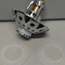 Bathroom Sink Stopper,Sink Hair Catcher,Bathroom Sink Drain Strainer Pop Up Drain Cover Plug,Universal for 1.1 to 1.65in Sink Drain Hole (Chrome Silver)