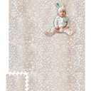 Upgraded Premium Soft Foam Baby Play Mat  Connectable to Create Larger Play Spaces, 5.5 x 3.9 ft, Easy to Clean, 0.5 Thick  Modern Terrazzo Design for Playrooms and Home Dcor