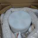 Q&S Farmhouse Wood Beaded Chandelier,Oak White 8-Lights Retro Vintage Antique Rustic Boho Pendant Light Fixture for Foyer Living Room Bedroom Kitchen Dining Room Office Nursery UL Listed