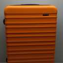 Amazon Basics 30" Hardside Large Checked Luggage, Hardshell Suitcase With Wheels, Expandable For Up to 15% More Space, With Scratch-Resistant Surface, Four Multi-directional Wheels, Orange