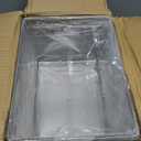 4pcs Clear Storage Bins Clear Storage Containers for Kitchen Pantry Organization, Organizing Bins with Built in Handles, Cabinet Organizers