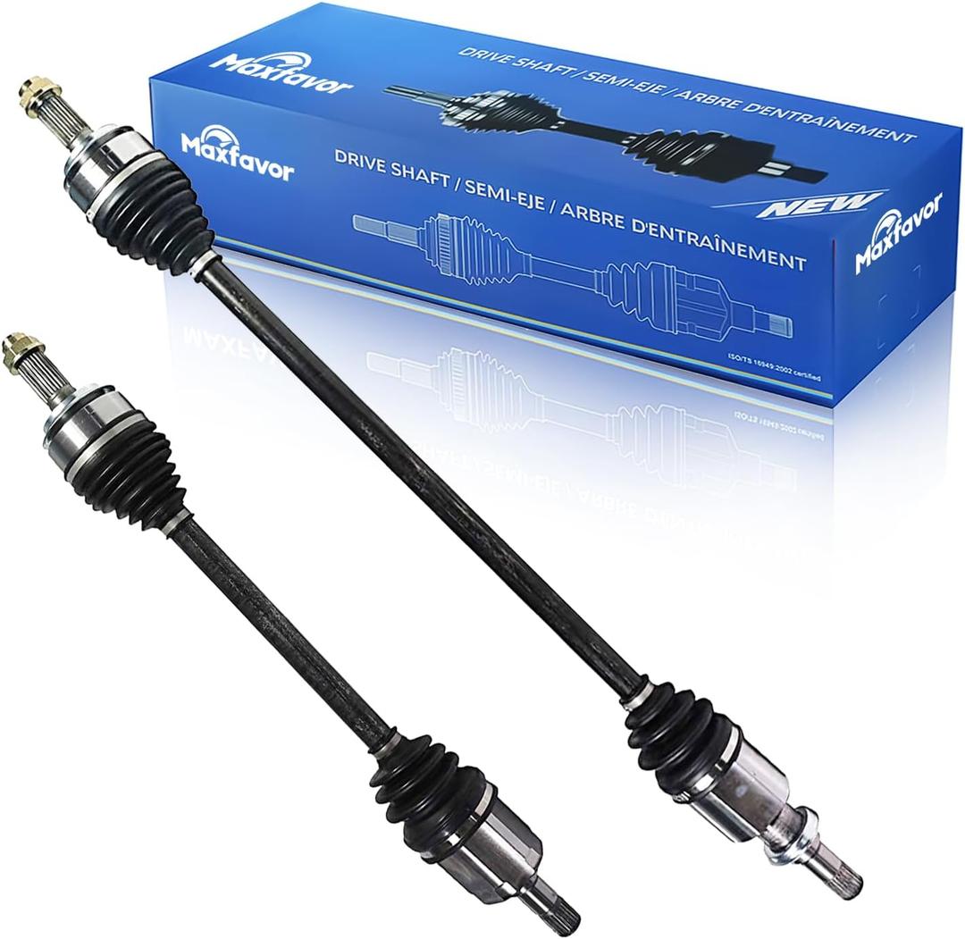 Maxfavor Front CV Axle Shaft Assembly fit for Honda Civic 2016 2017 2018 2019 2020 2021, FWD L4 2.0L, EX LX LX-P Models, Only fit Front-Wheel Trans Automatic Trans CV Joint Axle Front Passenger Driver