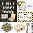 Novabright 56 Pcs Graduation Party Favor for Guest Graduation Keychains Bulk with Keys to Success Tags Wooden Box Class of 2026 Grad Gifts for Grad College Celebration Party Supplies Decor