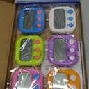 6 Pack Multi-Function Electronic Timer - Magnetic Digital Timers Big LCD Display The Loud/Silent Switch Countdown Timer Extensively Use in Break Time, Cooking,Gym, Meeting, Classroom