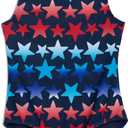 Lands' End Girls' UPF 50+ Stretch Crisscross Back One Piece Swimsuit (Blue,large)